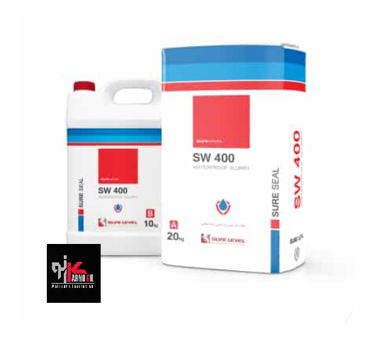ملات آب بند دوجزئی SW400 شورلول (30 کیلوگرم) خاکستری